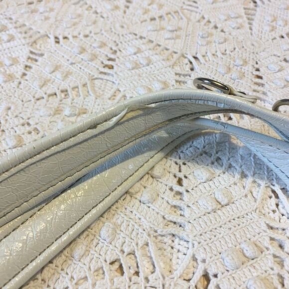 The Sak - Fossil - Bright Kelly Green Shoulder Bag Hot Pink Lining Y2K Studded - Picture 9 of 10